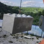 Podizanje materijala na gradilištu