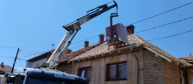 Dostava materijala za krov